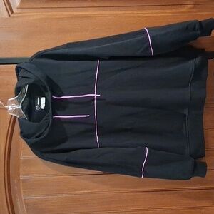 Original Use Hooded Black And Purple Sweatshirt. Size M